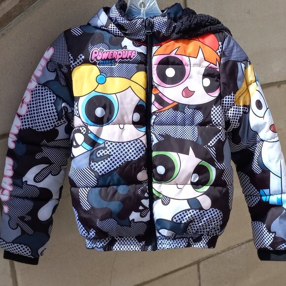 Members Only PowerPuff Girls Team Aewsome Jacket Sz 10-12 Windbreaker - Picture 2 of 15